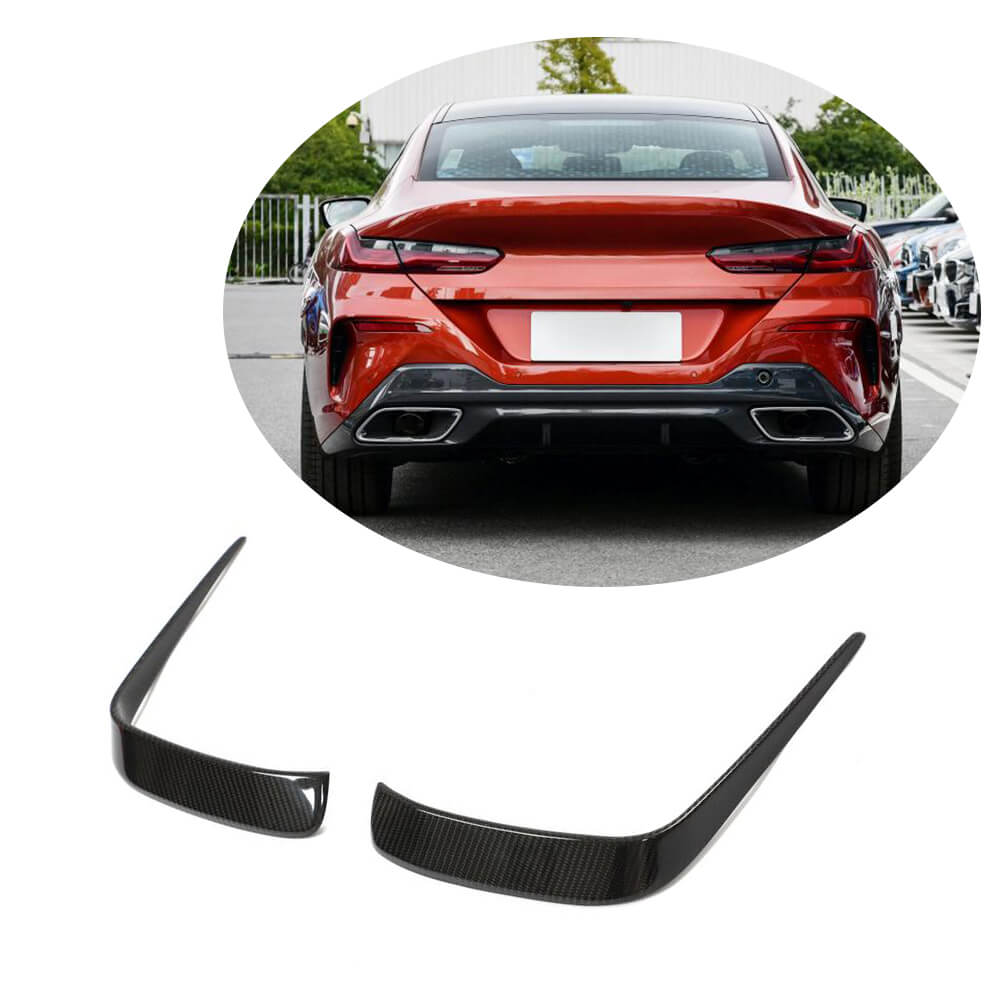 BMW 8 Series G14 G15 G16 840i M Sport M850i 2018-2021 Rear Bumper Vents Dry Carbon Fiber