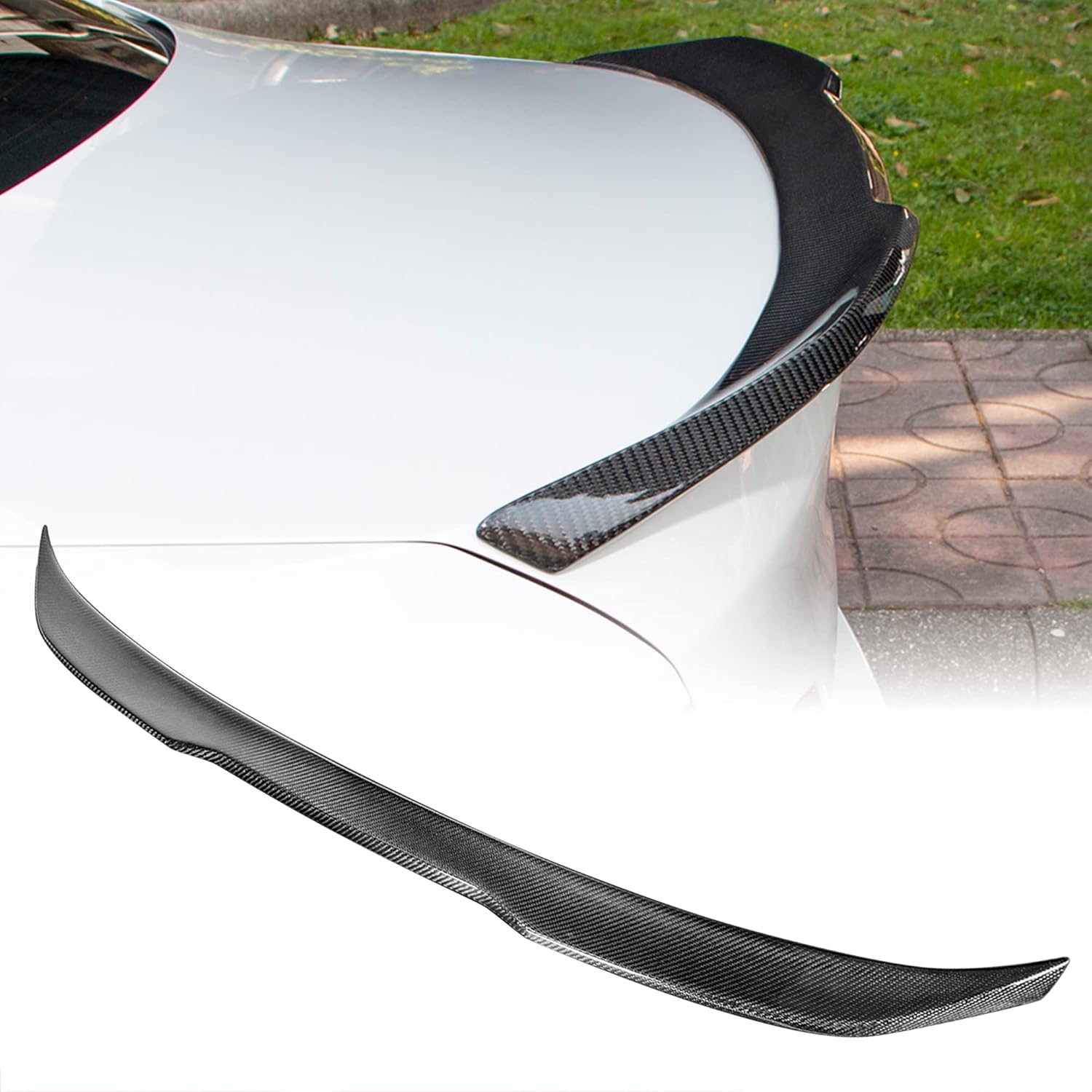 AeroBon CF Trunk Spoiler BMW 3 Series F30 / M3 F80 (2013-2018) CP - main hero view
