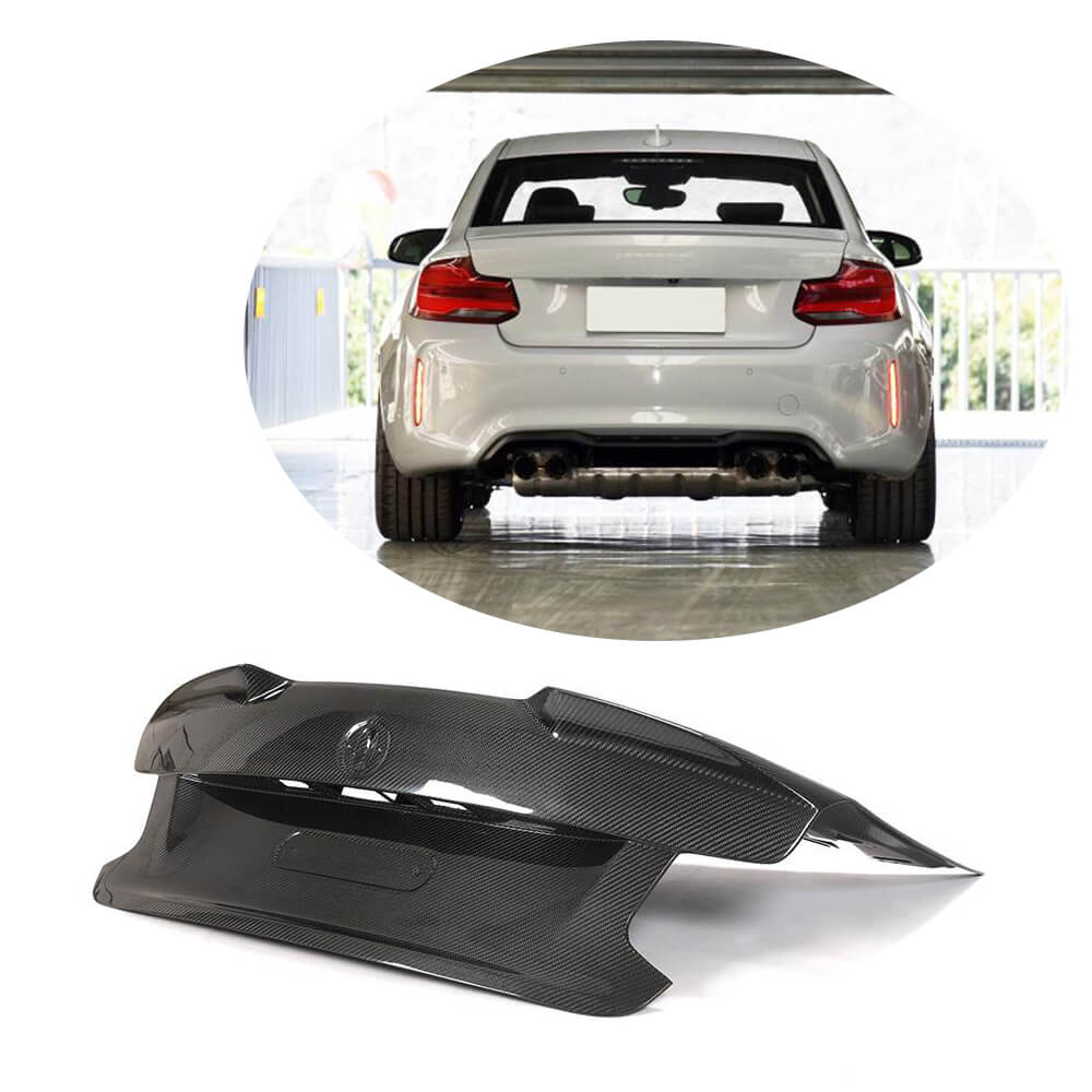 BMW 2 Series F87 M2 M2C 2016-2020 Rear Trunk Lid Cover Dry Carbon Fiber