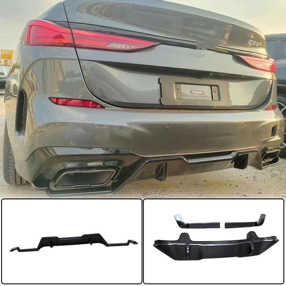BMW 2 Series F44 M225i M235i Gran Coupe 2020+ Rear Bumper Diffuser Carbon Fiber