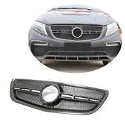 Mercedes Benz V Class W447 Vito 2015-2019 Front Bumper Grille Carbon Fiber
