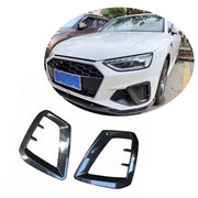 Audi S4 A4 Sline B9.5 Sedan 2017-2020 Fog Lamp Covers Carbon Fiber