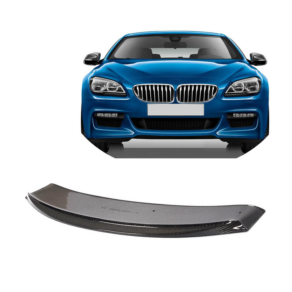 BMW 6 Series F06 F12 F13 640i 650i M Sport 2013-2018 Front Bumper Lip Carbon Fiber/FRP