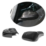 For BMW 1 Series E81 E87 E82 E88 2-Door 3-Door 5-Door LCI 2009-2013 Carbon Fiber Side Rearview Mirror Cover Caps Pair