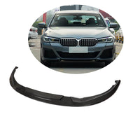 BMW 5 Series G30 M Sport M550i LCI 021UP Front Bumper Lip Carbon Fiber