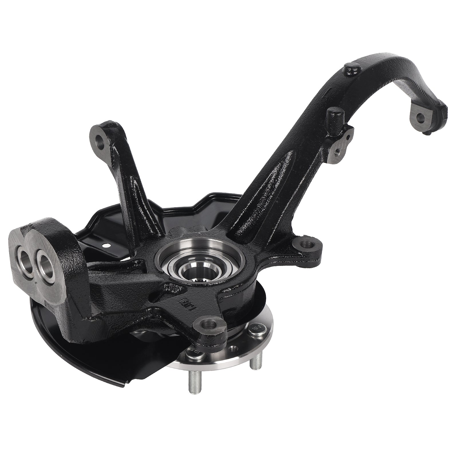 Front Left Steering Knuckle & Hub for 06-12 Ford Fusion, Lincoln, 03-08 Mazda 6, 06-11 Mercury