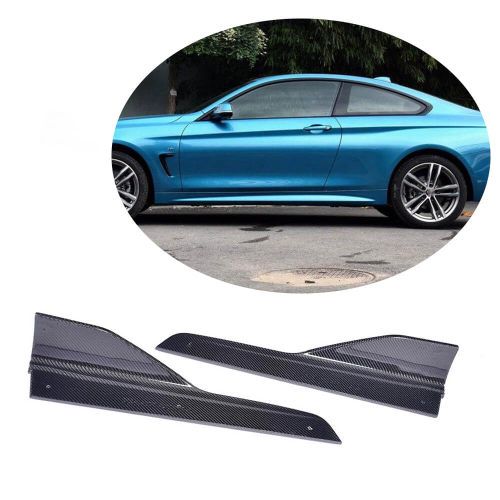 BMW 4 Series F32 F33 F36 M Sport 2-Door 4-Door 2014-2019 Side Skirts Splitters Carbon Fiber