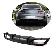 Mercedes Benz (W205) C205 A205 C63 (S) AMG Facelift 2019-2021 Rear Bumper Diffuser Carbon Fiber