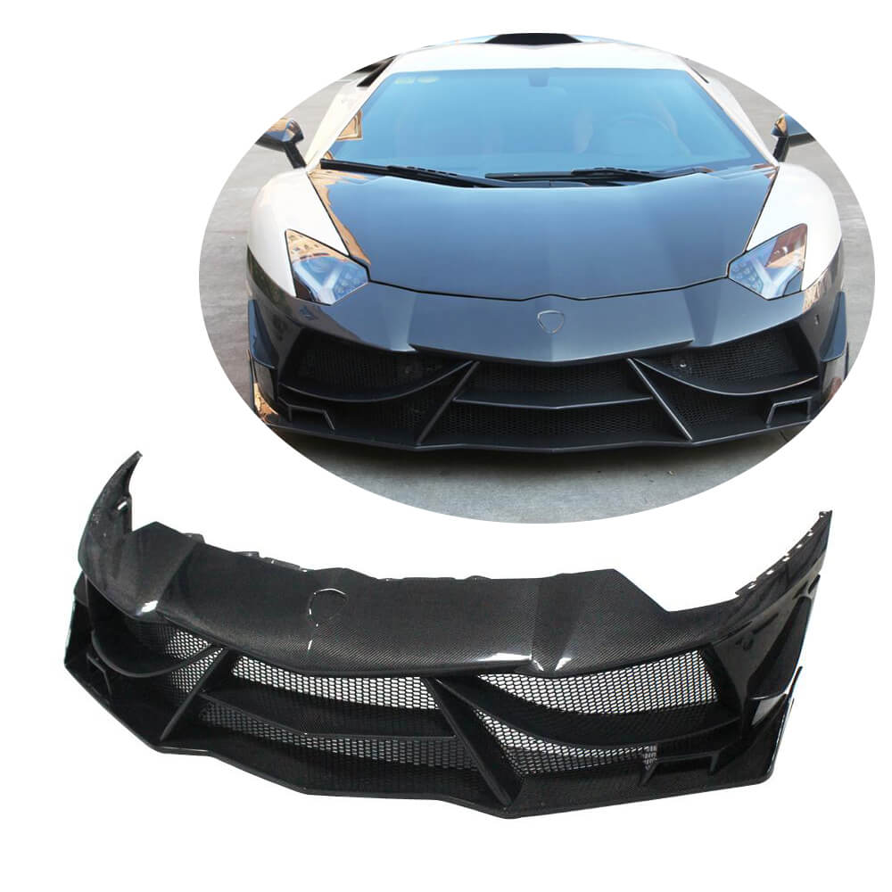 Lamborghini Aventador LP700-4 2011-2016 Front Bumper Lip Carbon Fiber