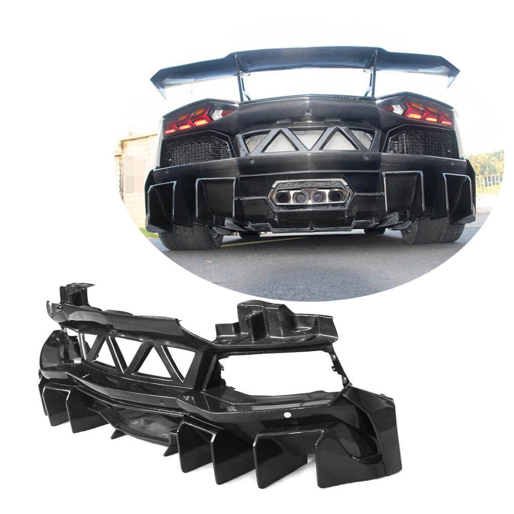 Lamborghini Aventador LP700-4 2011-2016 Rear Bumper Carbon Fiber