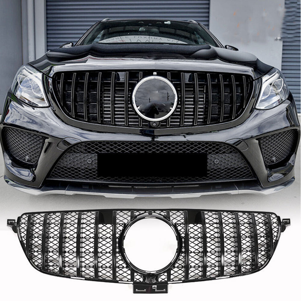 Mercedes Benz GLE Class W292 W166 GTGLE350 GLE400 GLE43 GLE63 AMG 2015-2018 Front Grille ABS