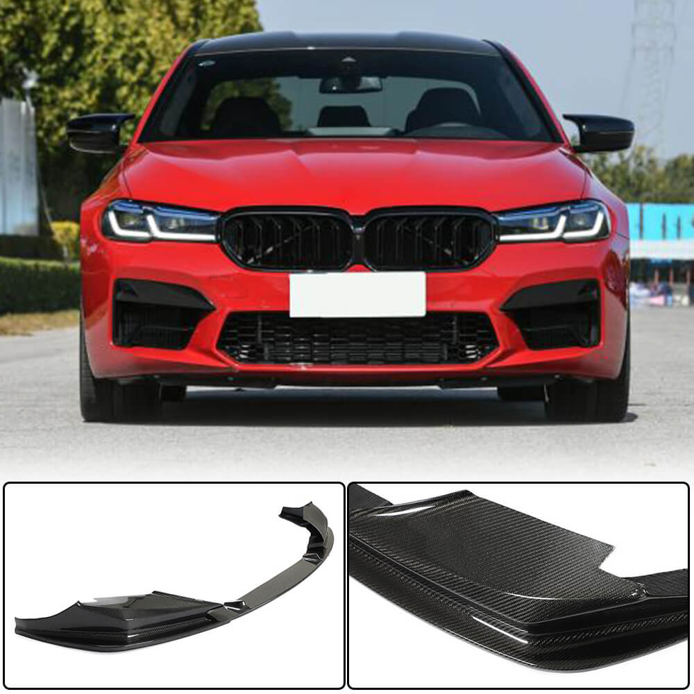 BMW 5 Series F90 M5 LCI 2021UP Front Bumper Lip Carbon Fiber/FRP