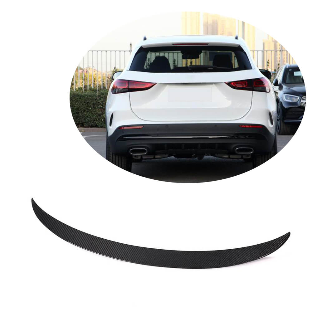 Mercedes Benz H247 GLA200 GLA250 GLA35 AMG 2020UP Rear Roof Spoiler Carbon Fiber