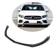 Mercedes Benz A Class (W177) V177 Sport A200 A250 Sport 2019UP Front Bumper Lip Carbon Fiber
