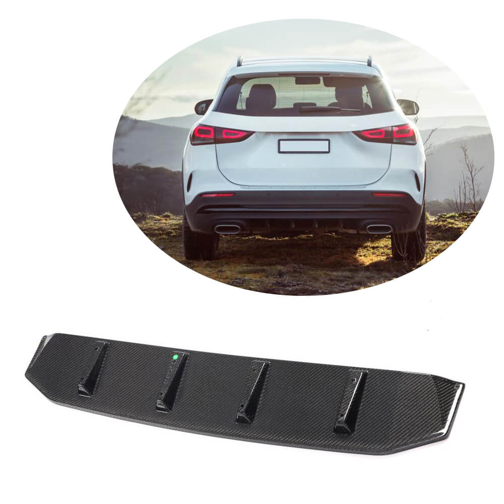 Mercedes Benz H247 GLA250 Sport Utility 2020-2021 Rear Bumper Diffuser Carbon Fiber