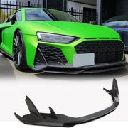 Audi R8 V10 Coupe Spyder Convertible 2Door 2022+ Front Bumper Lip Dry Carbon Fiber
