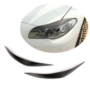 BMW 5 Series F10 Base Sedan Pre-LCI 2010-2013 Headlight Eyebrows Lamp Eyelids Carbon Fiber