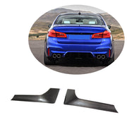 BMW 5 Series F90 M5 Pre-LCI 2018-2020 Rear Bumper Splitters Carbon Fiber