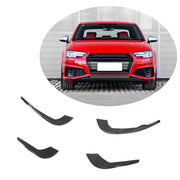 Audi S4 A4 S Line B9 Sedan 2017-2020 Front Bumper Vents Dry Carbon Fiber
