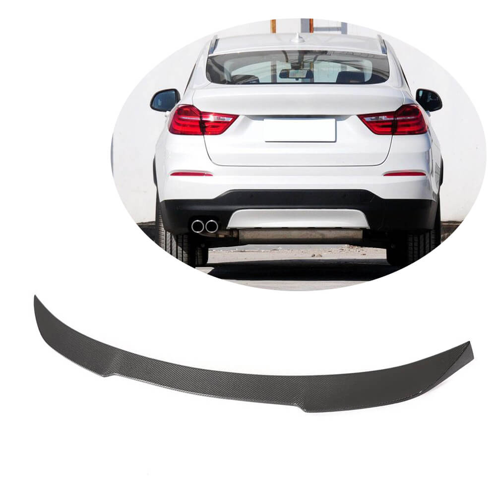 BMW X4 F26 Sport Utility 2014-2018 Rear Trunk Spoiler Carbon Fiber