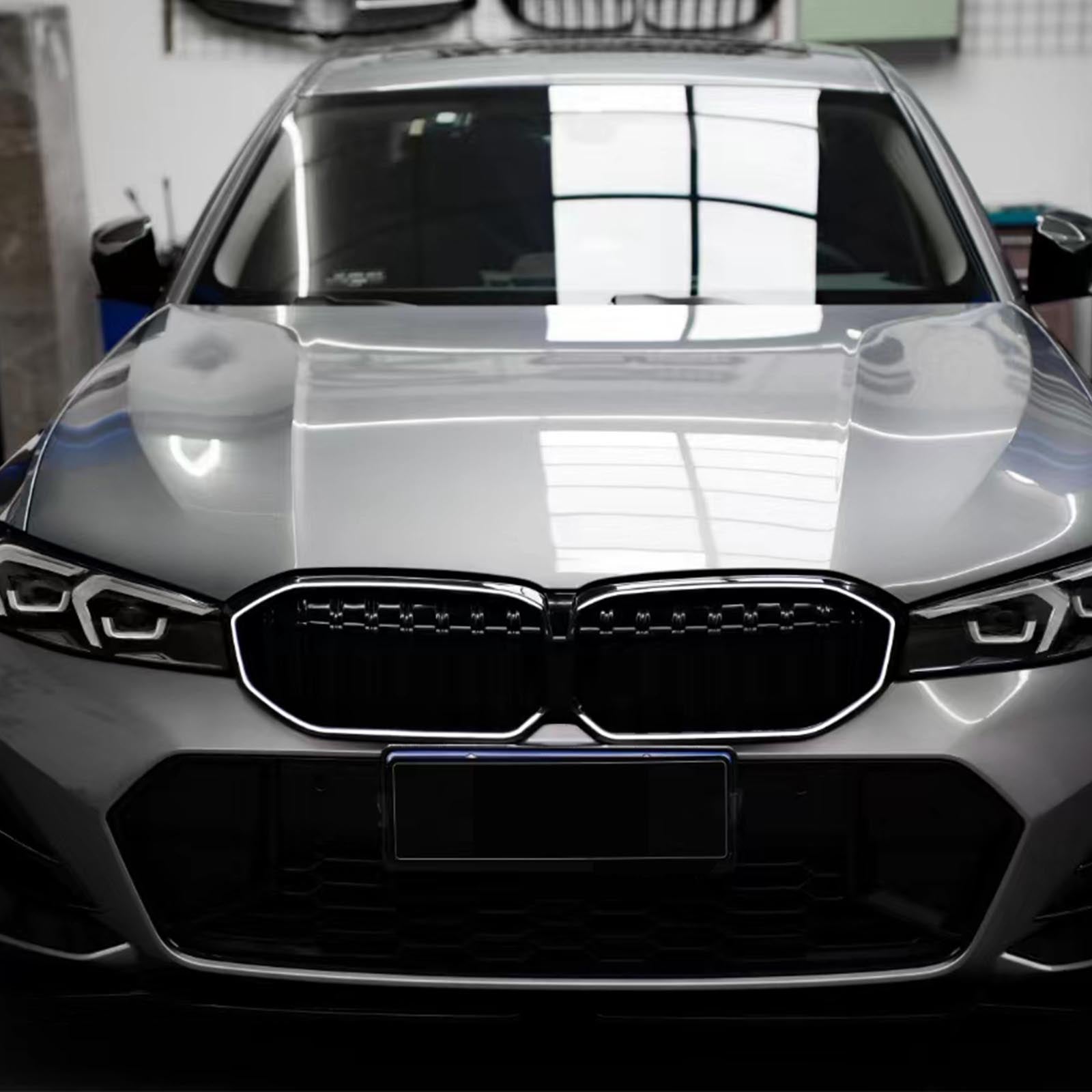 2023-2024 BMW 3 Series G20 G21 G28 Gloss Black Front Kidney Grille Mesh