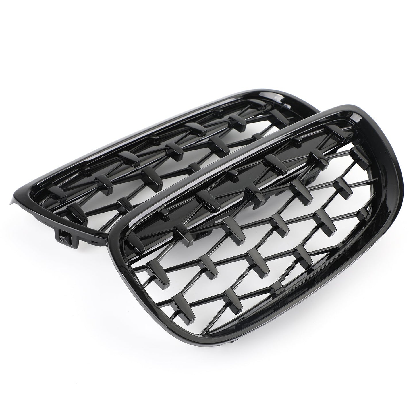 2007-2010 BMW E92 E93 328i 335i 2-Door Meteor Black Front Kidney Grille