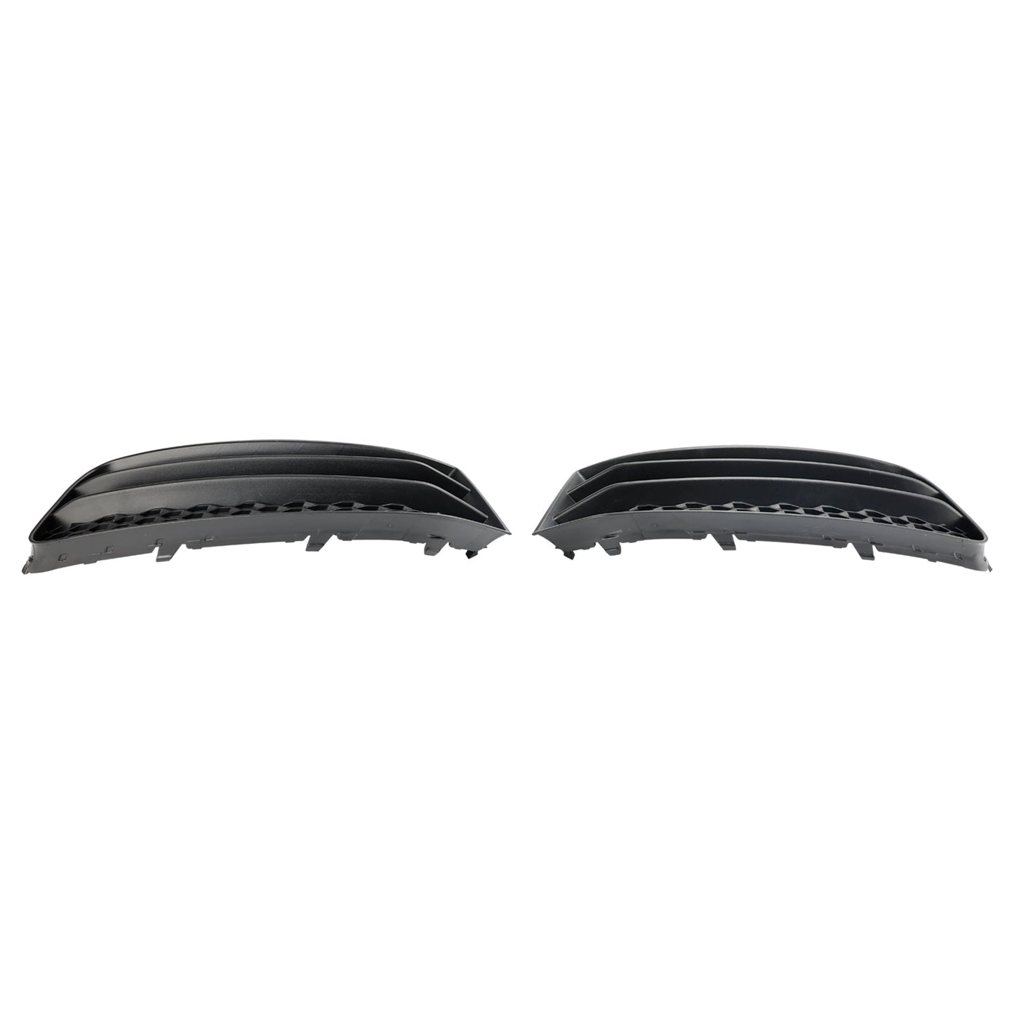 2015-2018 Audi A1 8X Front Bumper Fog Light Cover Grille — Pair (8XA807681B / 8XA807682B)