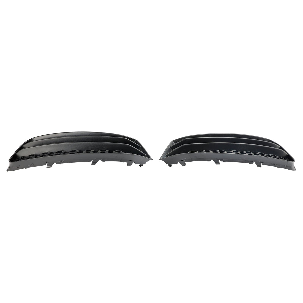2015-2018 Audi A1 8X Front Bumper Fog Light Cover Grille — Pair (8XA807681B / 8XA807682B)