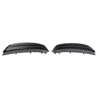 2015-2018 Audi A1 8X Front Bumper Fog Light Cover Grille — Pair (8XA807681B / 8XA807682B)