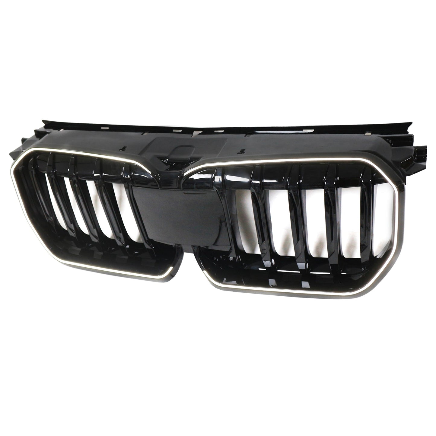 2023-2024 BMW X1 U11 U12 Gloss Black Front Bumper Kidney Grille — Large Set