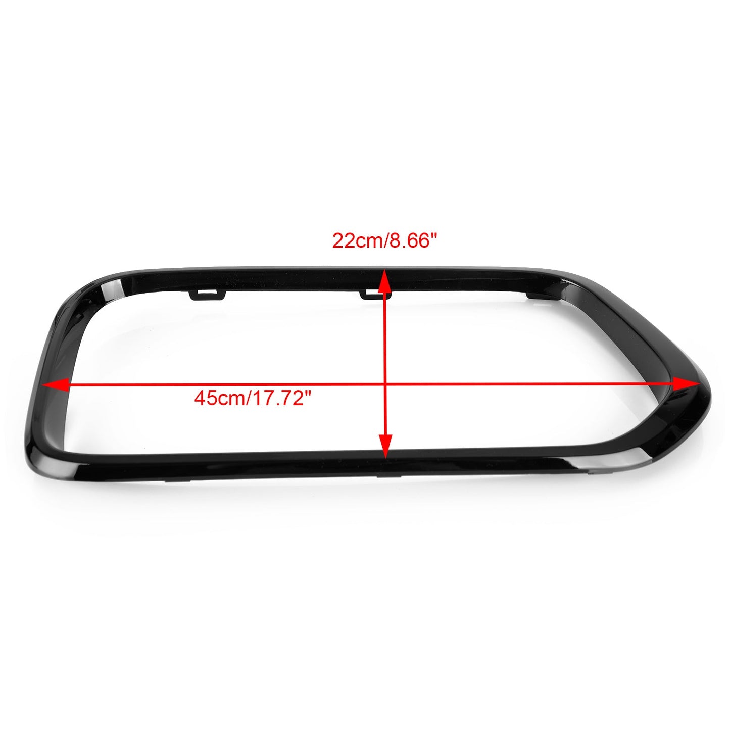 2018-2021 BMW X2 F39 Gloss Black Front Bumper Grill Frame Cover Trim