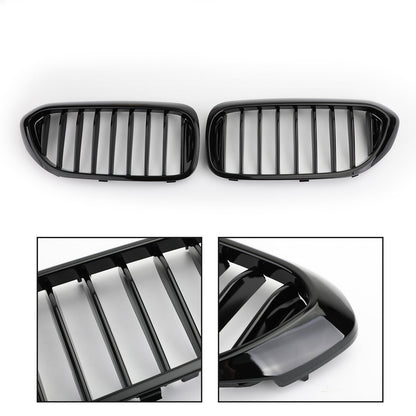 2017-2019 BMW 5 Series G30 530i 540i Gloss Black Front Kidney Grille