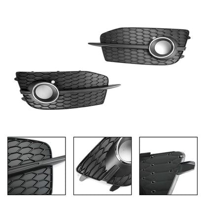 2012-2014 Audi Q3 S-Line Front Bumper Fog Light Grill — Pair (8U0807681DSP9)