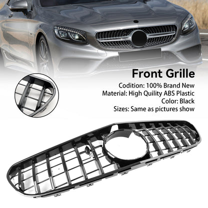 2015-2017 Mercedes-Benz S-Class W217 S63 AMG Pre-Facelift Front Bumper Grille