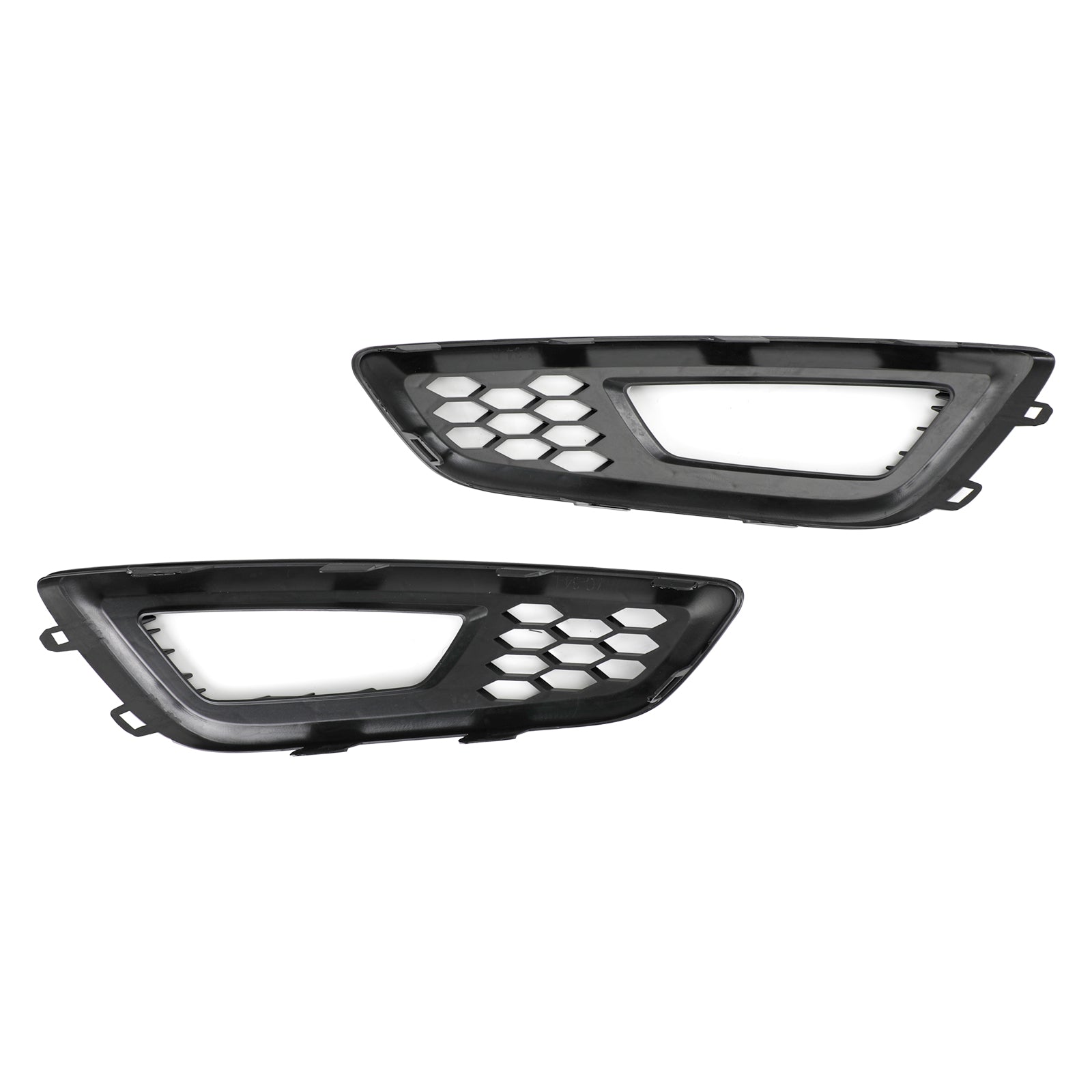 2015-2017 Ford Focus Pair Front Bumper Fog Light Lamp Cover Bezel Grill F1EZ15200A F1EZ15201A
