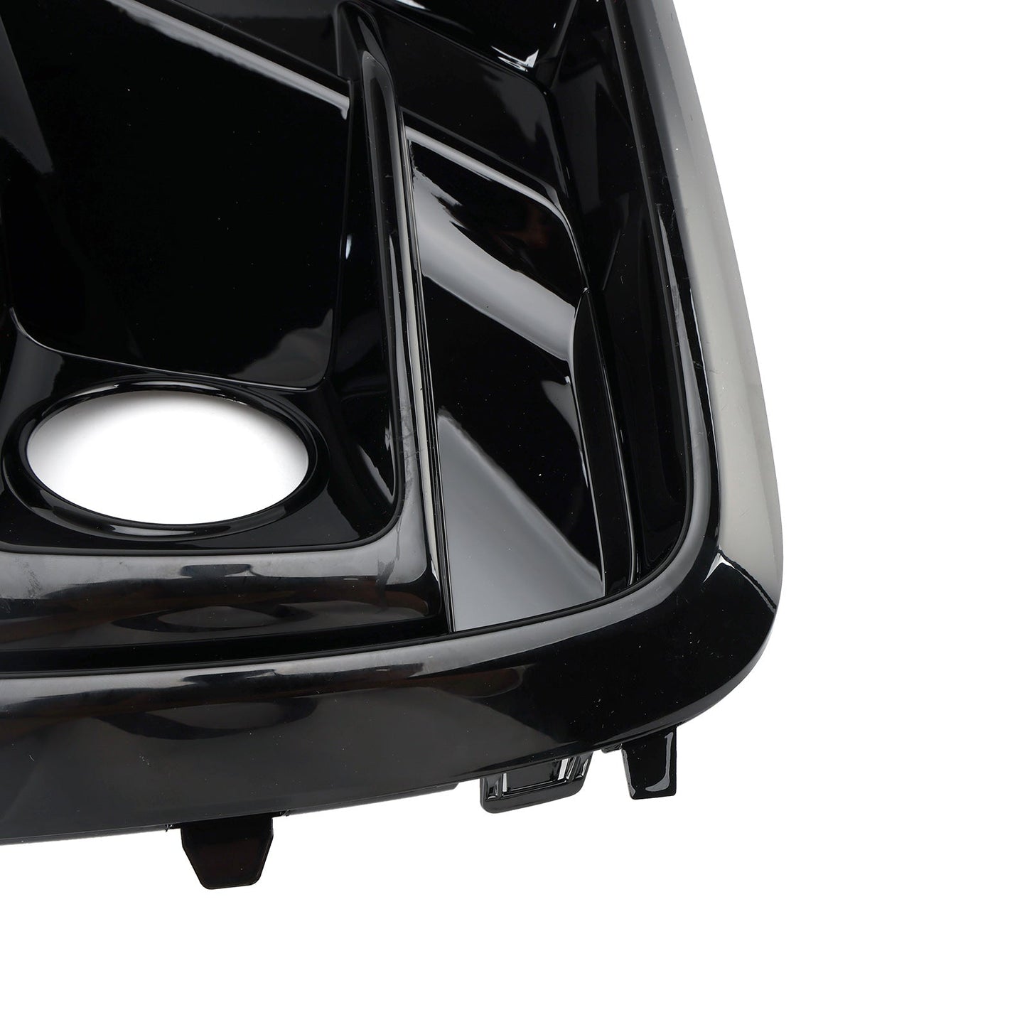 2021-2025 Audi Q5 SQ5 S-Line Black Front Fog Lamp Grille Cover