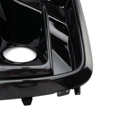 2021-2025 Audi Q5 SQ5 S-Line Black Front Fog Lamp Grille Cover