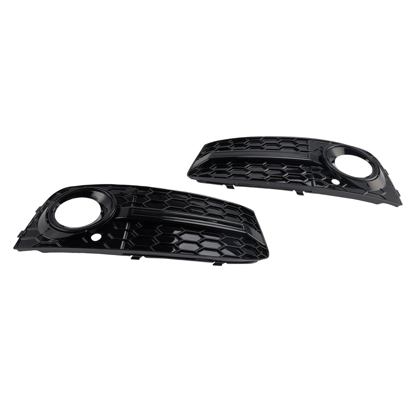 2009-2012 Audi A4 B8 Front Honeycomb Fog Light Grill — Pair (8KD807681)