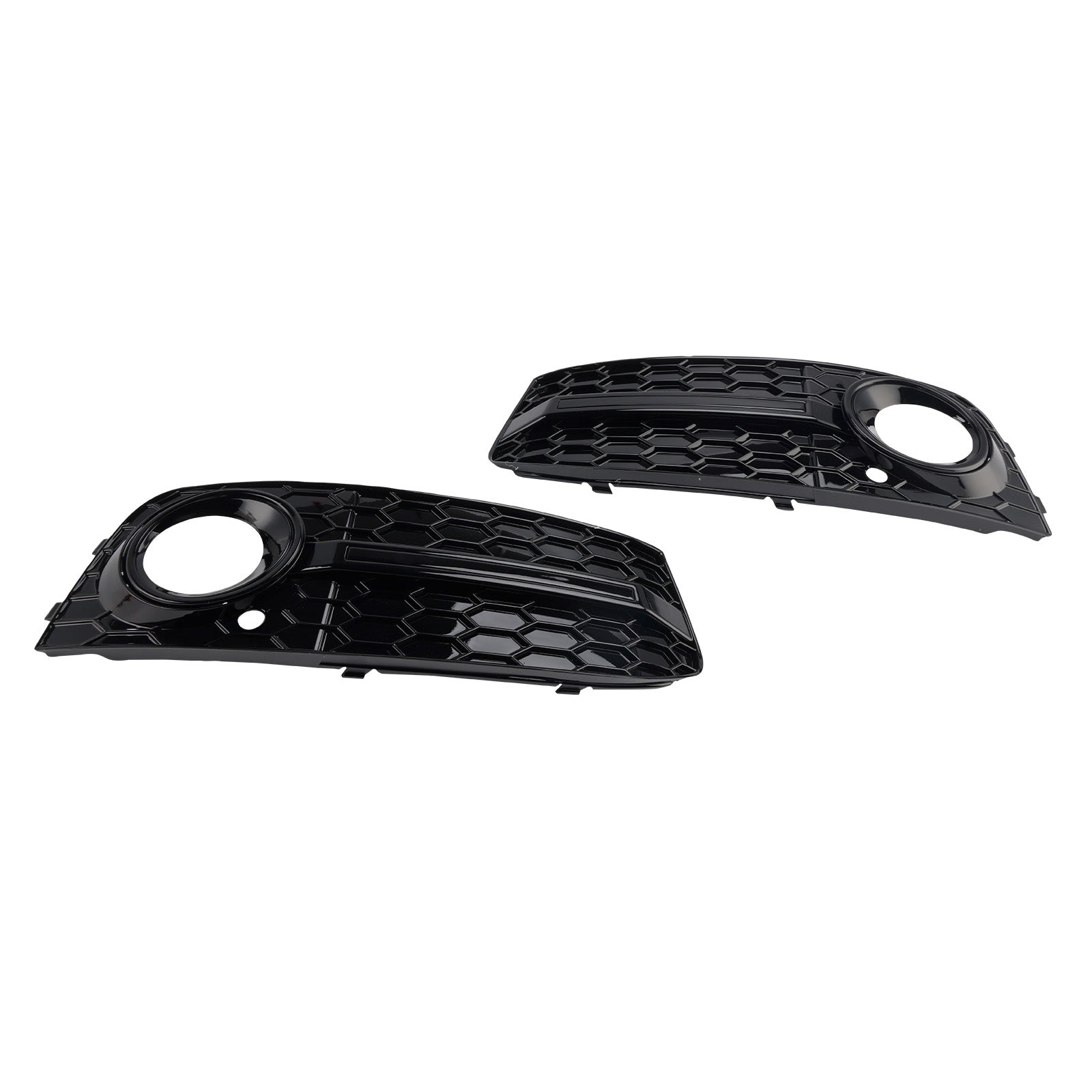 2009-2012 Audi A4 B8 Front Honeycomb Fog Light Grill — Pair (8KD807681)
