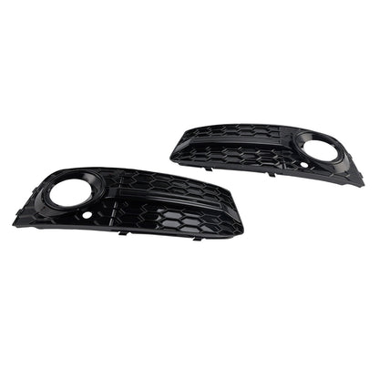 2009-2012 Audi A4 B8 Front Honeycomb Fog Light Grill — Pair (8KD807681)
