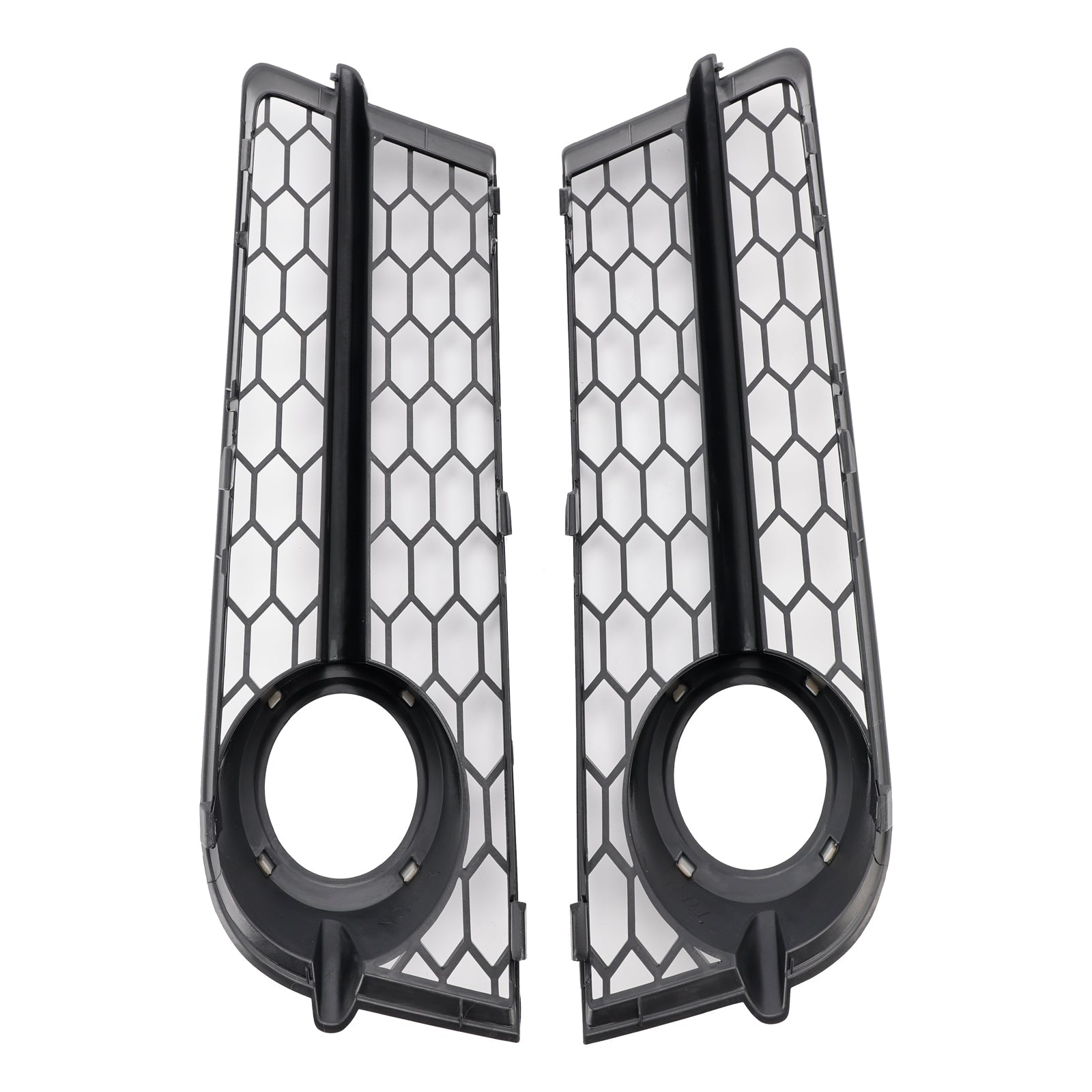 2007-2010 Audi TT MK2 Fog Light Cover Grille — Pair (8J0807681 / 8J0807682)