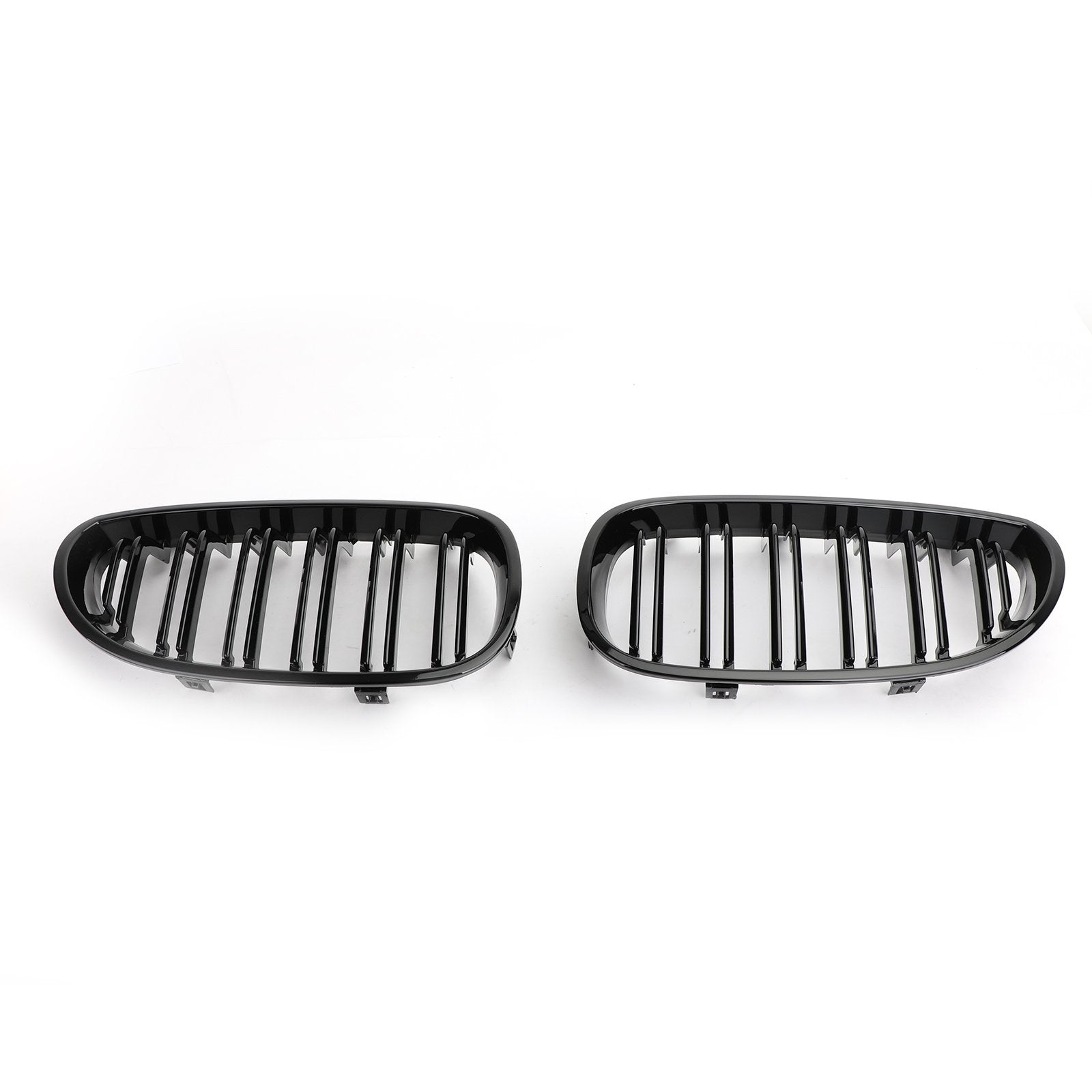 2004-2009 BMW 5 Series E60 E61 M5 520i 530i Gloss Black Sport Front Kidney Grille