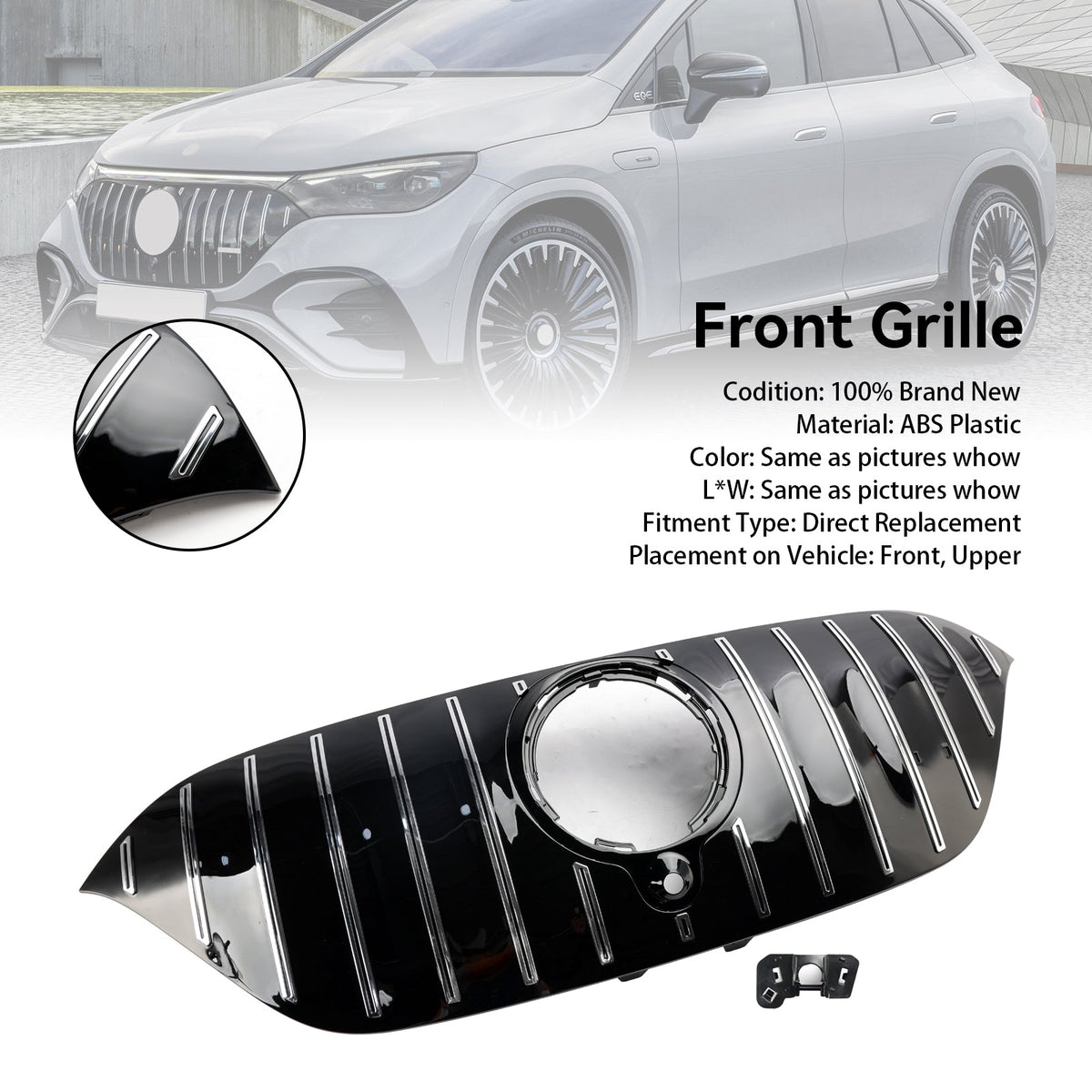 2022-2024 Mercedes-Benz EQE SUV W294 EQE350 EQE550 Front Bumper Grille