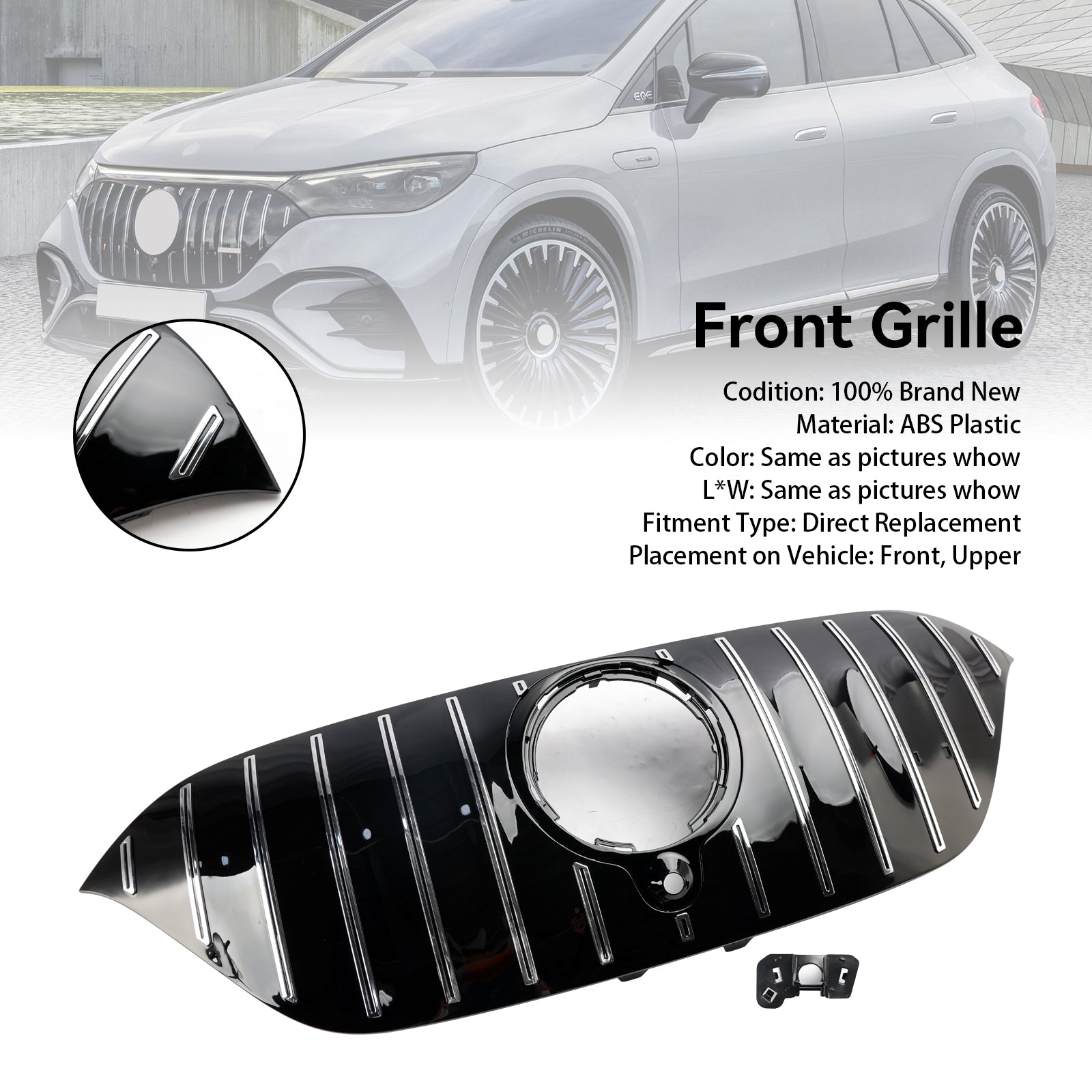 2022-2024 Mercedes-Benz EQE SUV W294 EQE350 EQE550 Front Bumper Grille