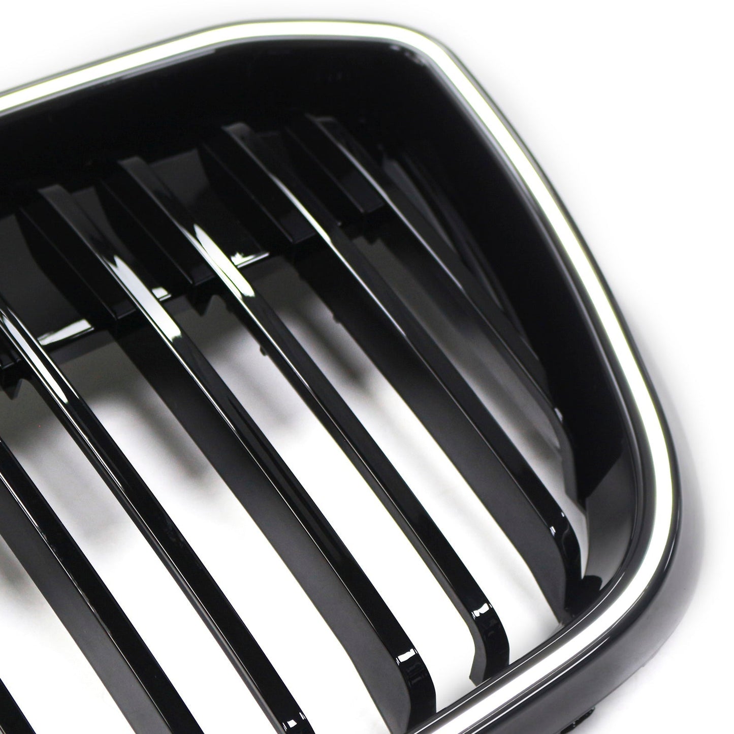 2022-2024 BMW iX3 G08 LCI Double Slat Black Front Kidney Grille