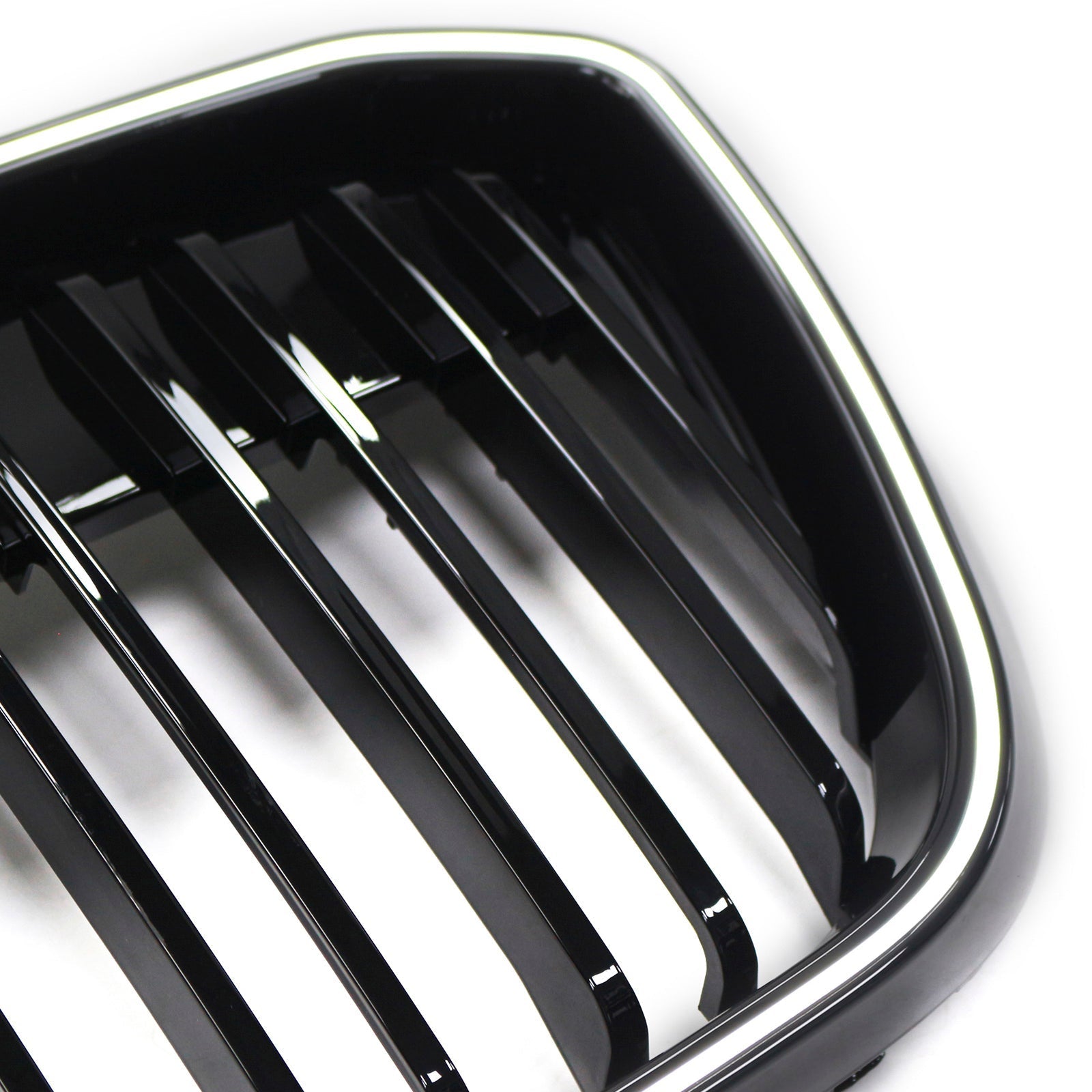 2022-2024 BMW iX3 G08 LCI Double Slat Black Front Kidney Grille