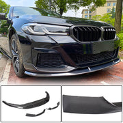 BMW G30 G31 LCI Carbon Fiber Front Bumper Lip 2021–2023