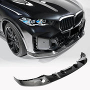 BMW G05 X5 LCI M-Sport 3D Style Carbon Fiber Front Bumper Lip 2023–2024