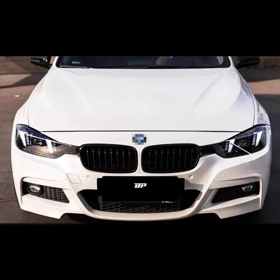 BMW F80 M3 / F30 Sedan Snake Eye LED Headlights, White/Yellow DRLs