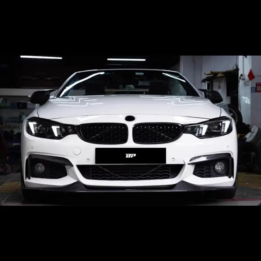 BMW F82/F83 M4 & F32/F33/F36 Snake Eye LED Headlights, White/Yellow DRLs